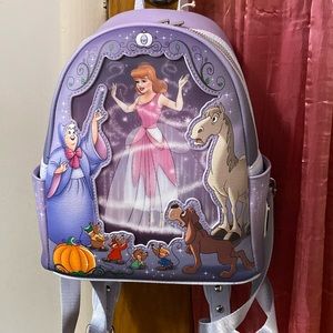 Disney100 decades Cinderella loungefly backpack